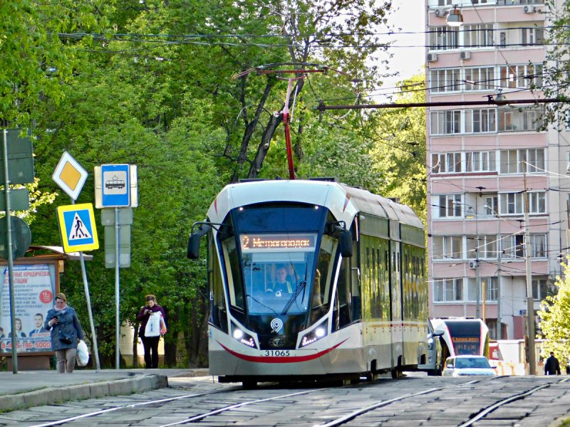 Трамвай Витязь Москва 31459