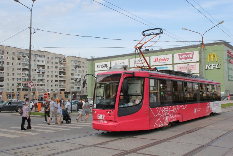 Городской округ город Пермь трамвай