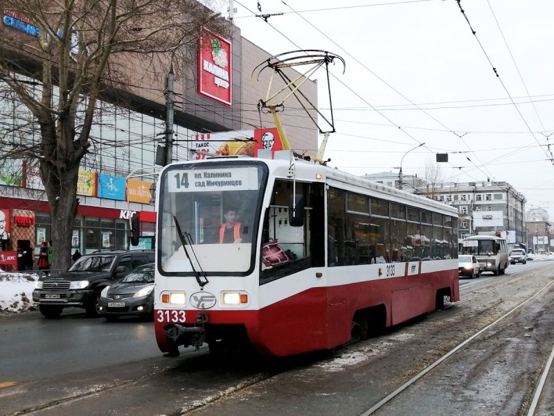 Трамвай Новосибирск 71-619