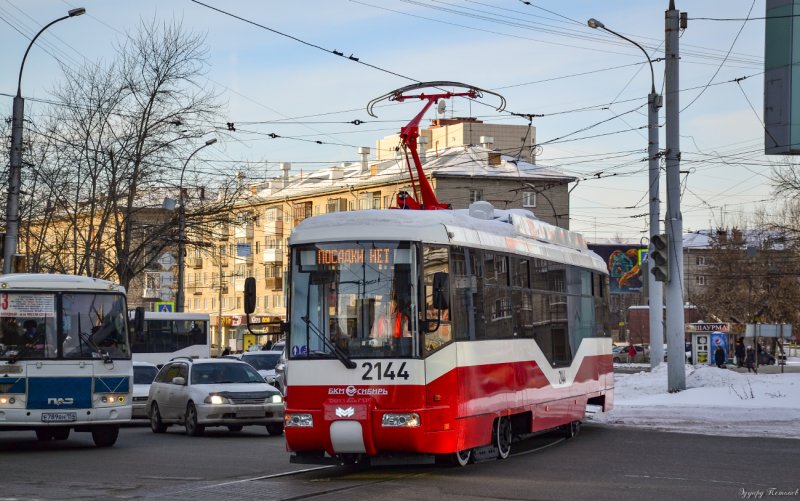 Трамвай БКМ Новосибирск