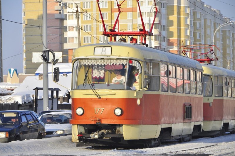 Трамвай Екатеринбург 1995 год