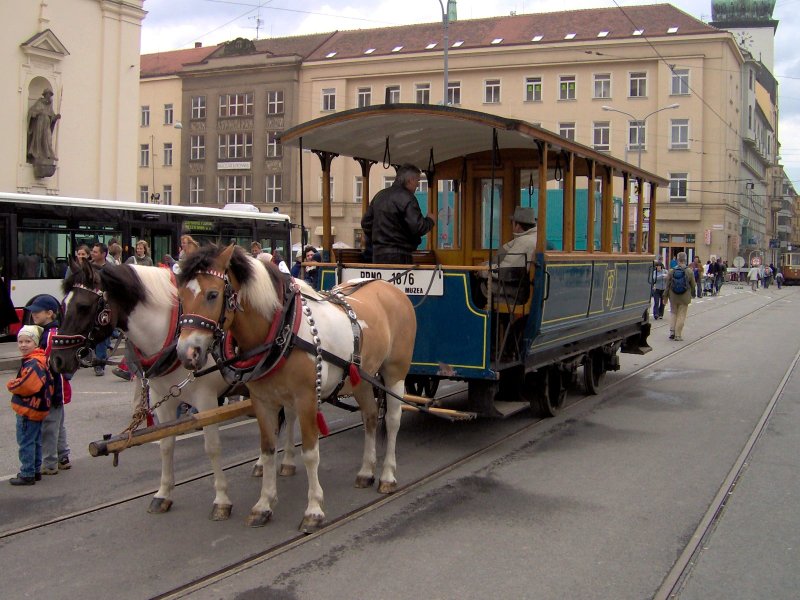 Трамвай с лошадьми