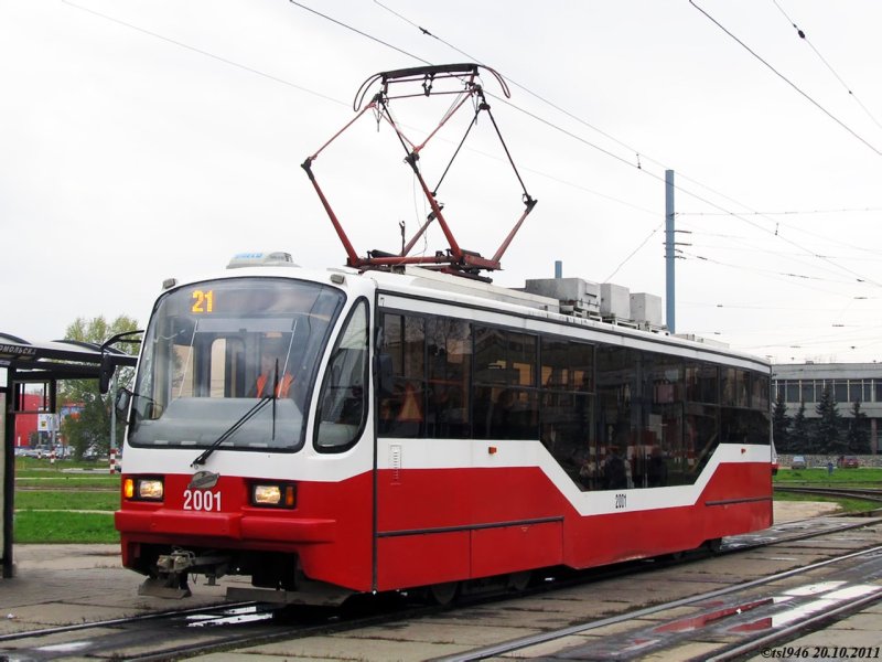 Трамвай модель 71-407 Уралтрансмаш