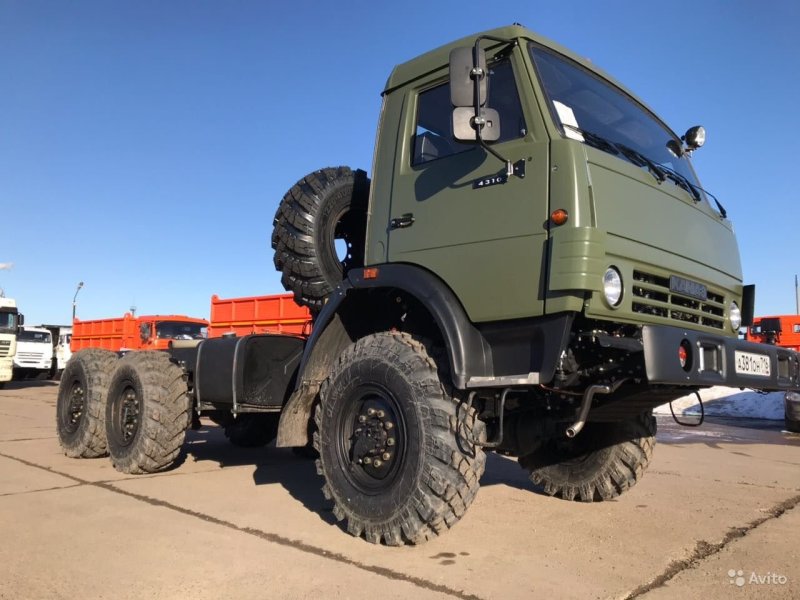 Вездеход КАМАЗ 43114, шасси 6х6 с лебедкой