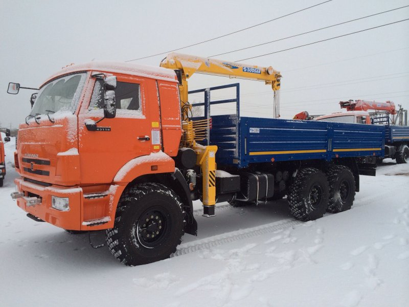 КАМАЗ-43118 С КМУ Soosan