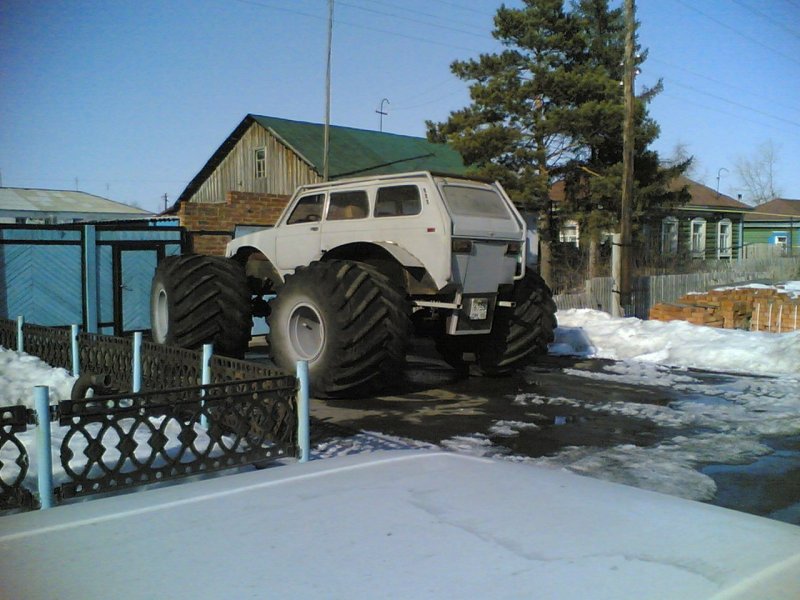 Самодельный вездеход из Нивы