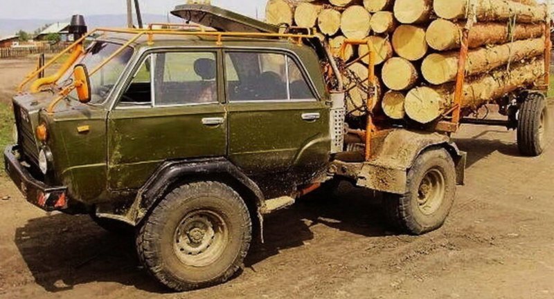 УАЗ Буханка лесовоз