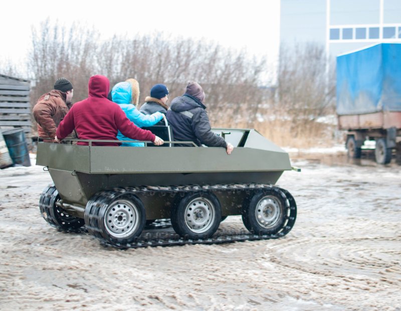 Гусеничный вездеход черепаха