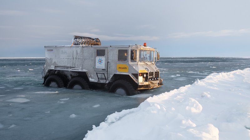Бурлак вездеход Северный полюс