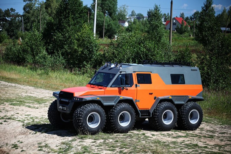 Вездеход шаман 8х8