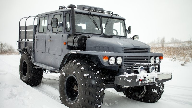 ГАЗ 66 снегоболотоход