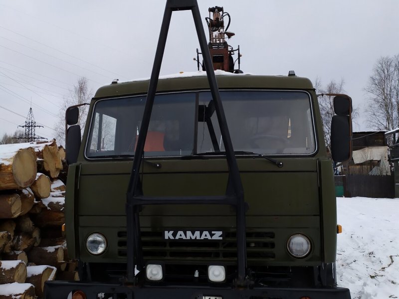 КАМАЗ лесовоз 4310 зеленый