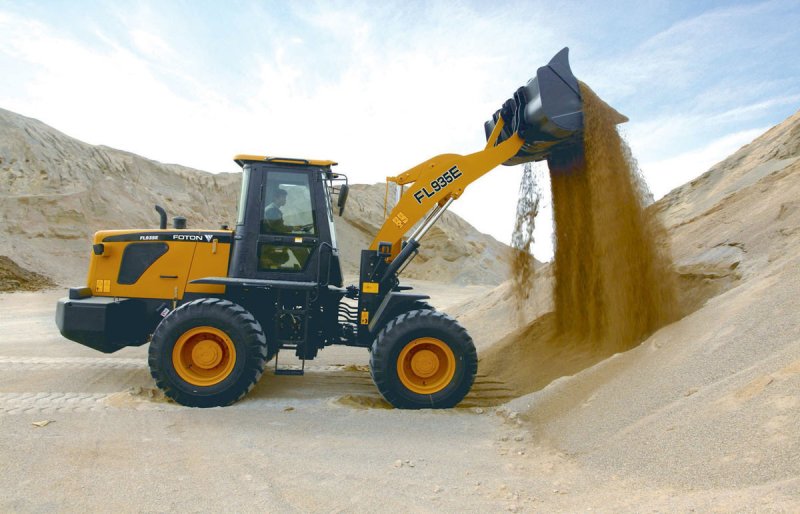 Фронтальный погрузчик foton fl935e