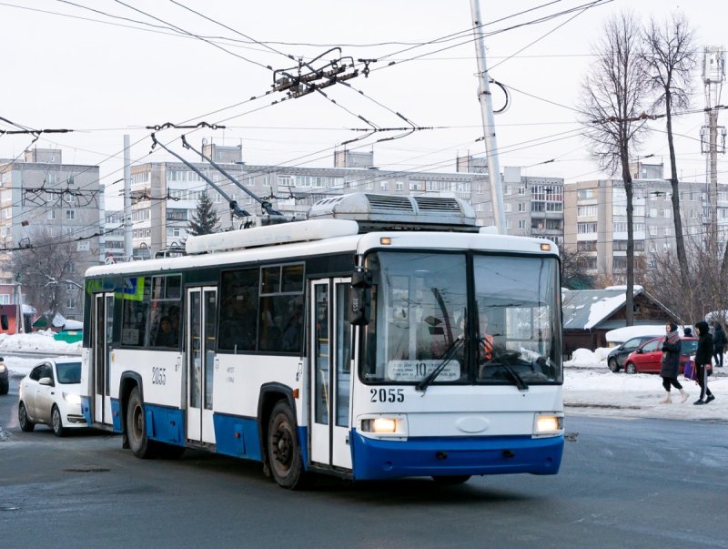 Троллейбус 2055 Уфа