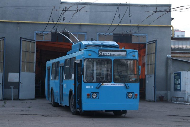 Московское троллейбусное депо троллейбусы