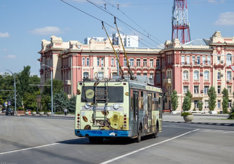 Ростов на Дону троллейбус 323