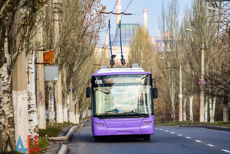 Донецк остановка троллейбус