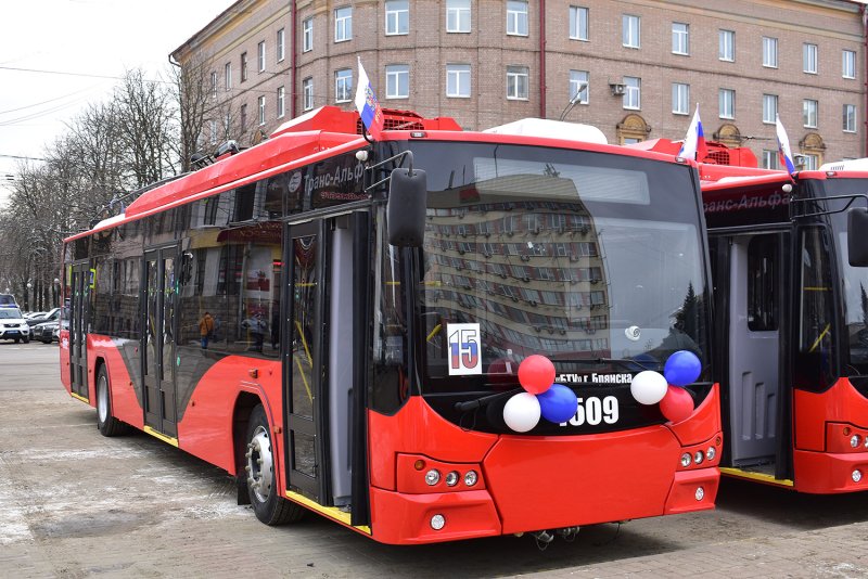 Новые троллейбусы в Брянске