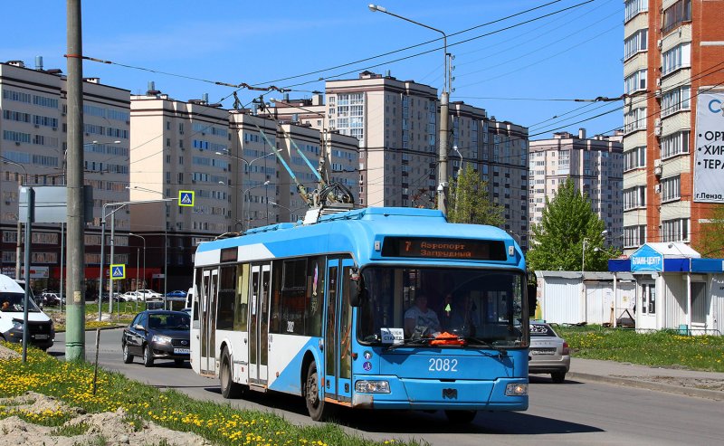 Пенза троллейбус БКМ 321 2090 7 маршрут