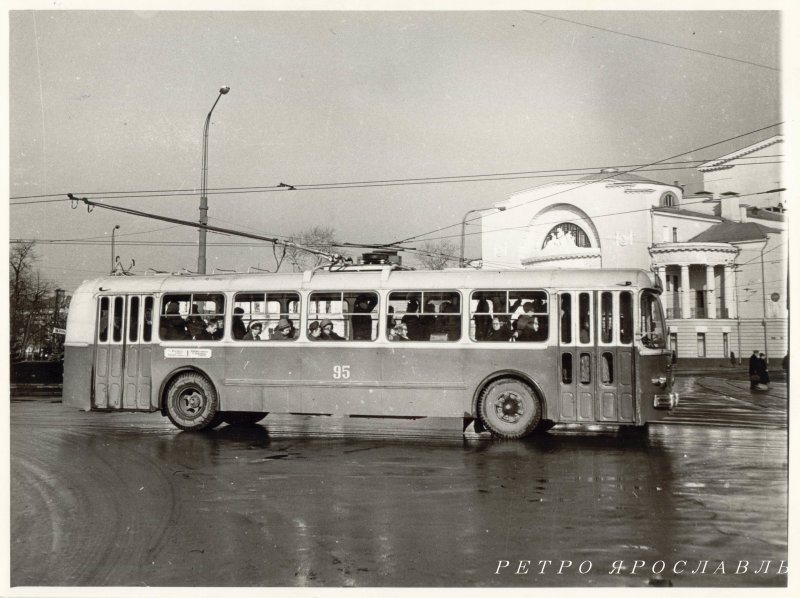 Старый троллейбус Ярославль