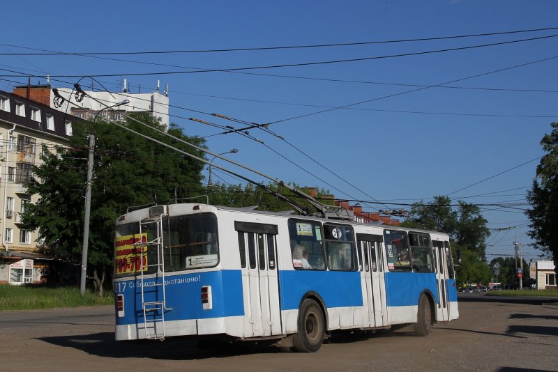 Троллейбус Йошкар-Ола гармошка