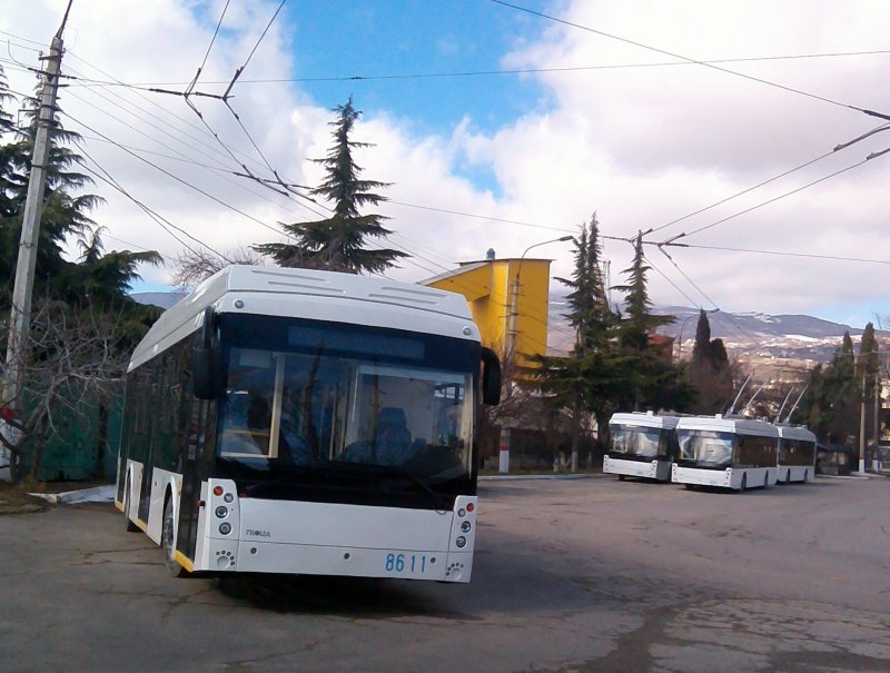 Троллейбусный парк Алушта