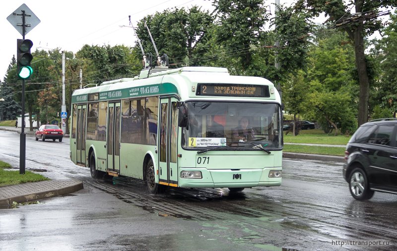 71 Троллейбус маршрут