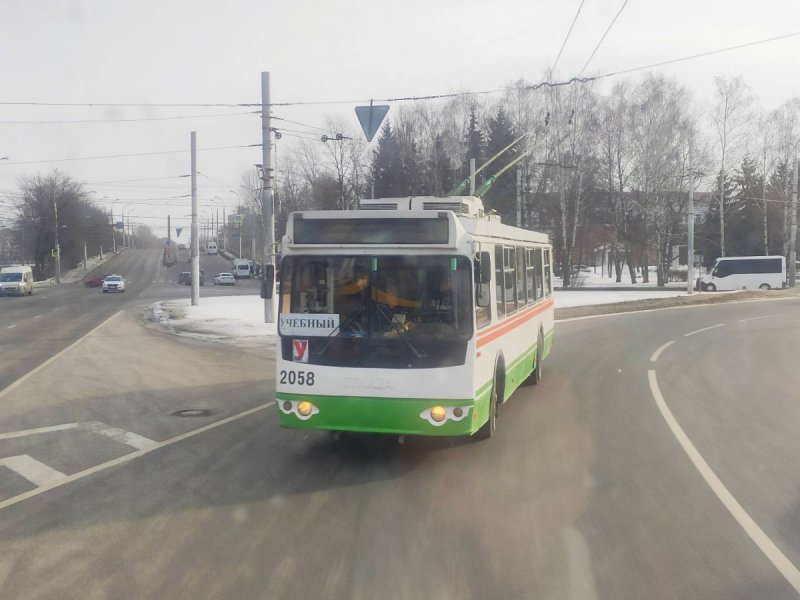 Пенза троллейбус 2058