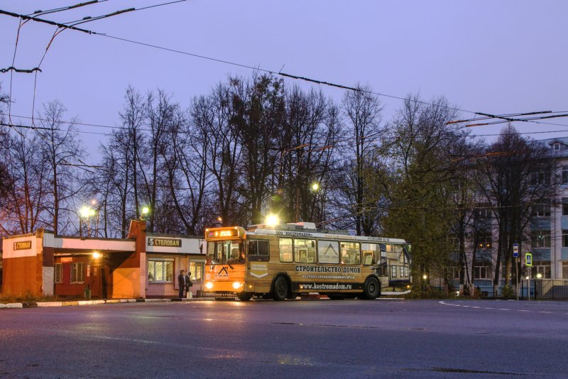 Ярославль троллейбусный парк