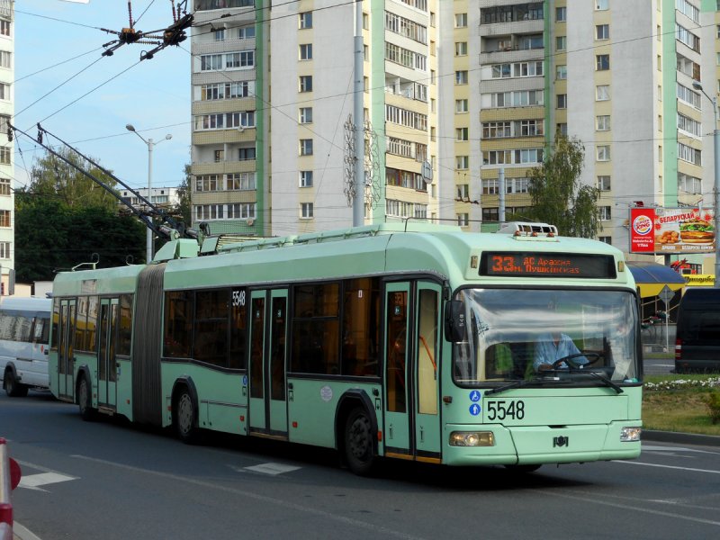 33 Троллейбус Минск