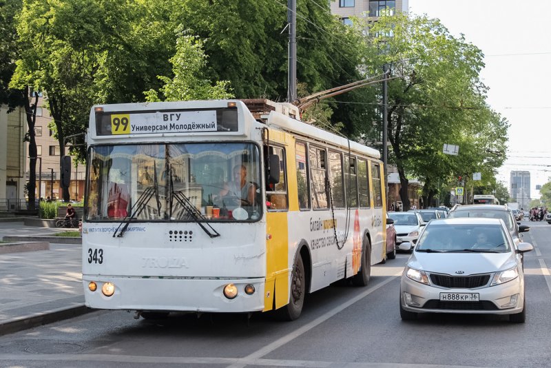 Воронежский троллейбус 2022