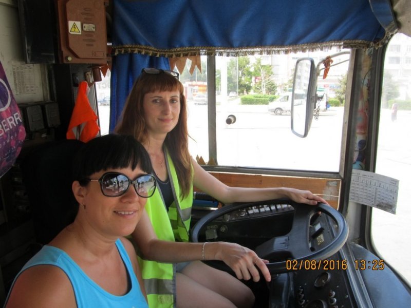 Арина Забавнова водитель троллейбуса
