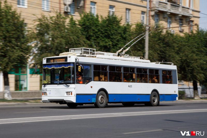 Троллейбус 10а Волгоград 4619