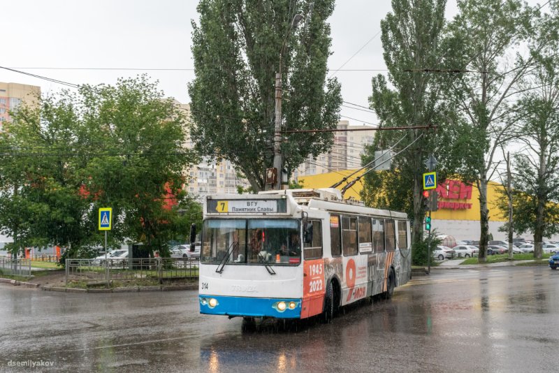Воронежский троллейбус 2022