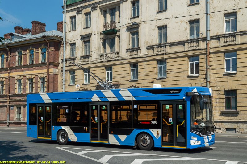Электробусы в Санкт-Петербурге