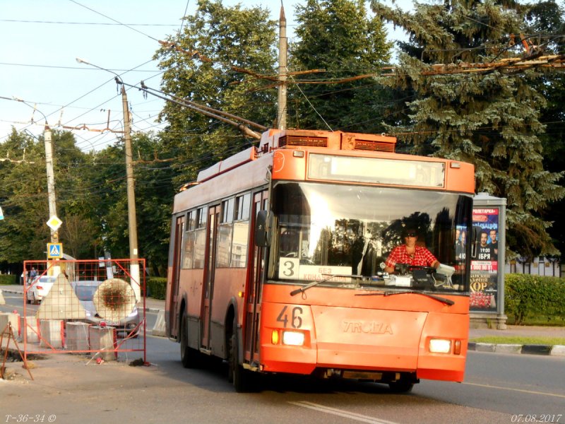 Тверь троллейбус 36