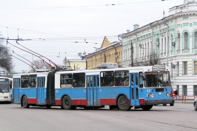 ЗИУ-9 троллейбус Тверь
