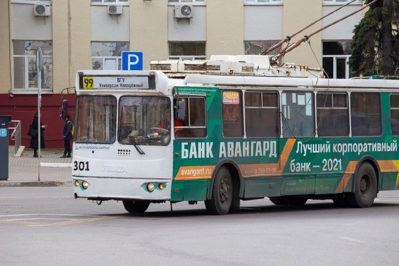Троллейбус Воронежа 90-х