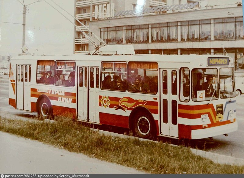 Троллейбус в СССР 80ее