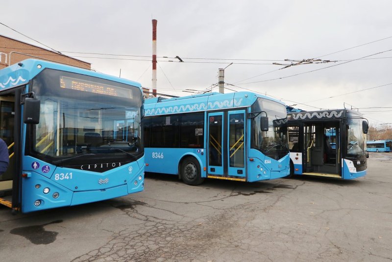 Саратов троллейбусное депо 2 новый троллейбус
