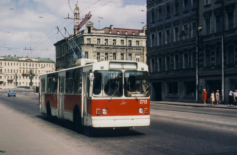ЗИУ троллейбус в Ленинграде