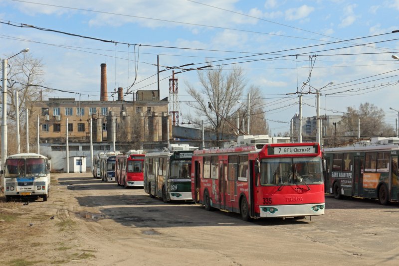 Г Воронеж троллейбусное депо 1