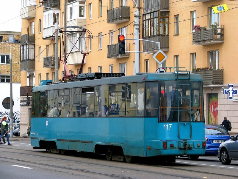 Трамвай Минск двухэтажный