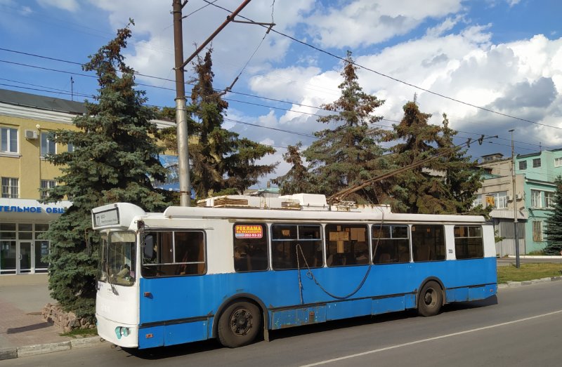 Воронеж троллейбус ЗИУ 682