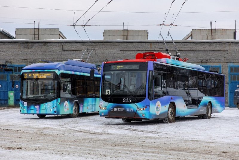 Троллейбусы Мурманск 2022