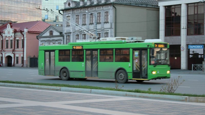 Советские троллейбусы в Казани