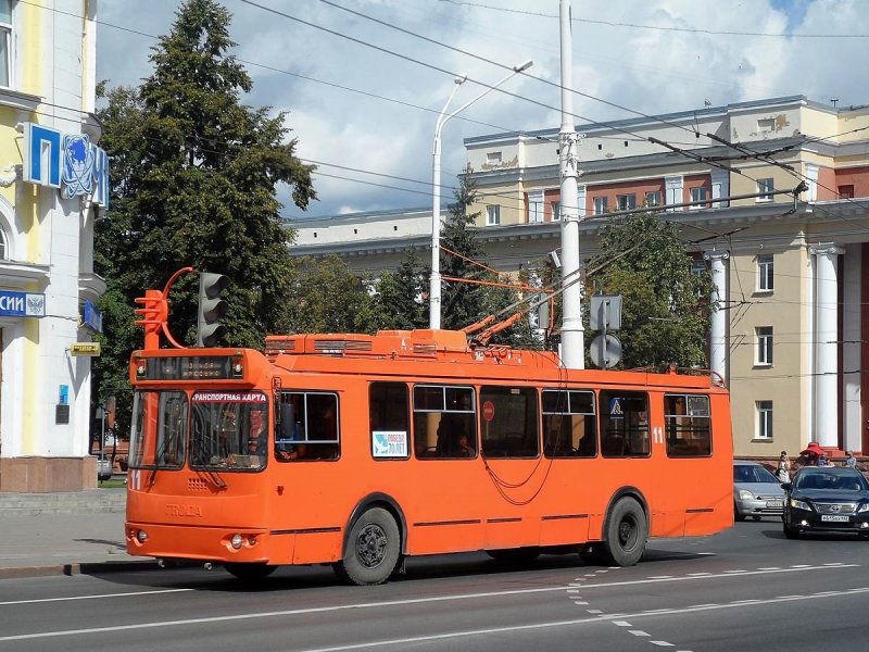 Троллейбус ЗИУ Кемерово