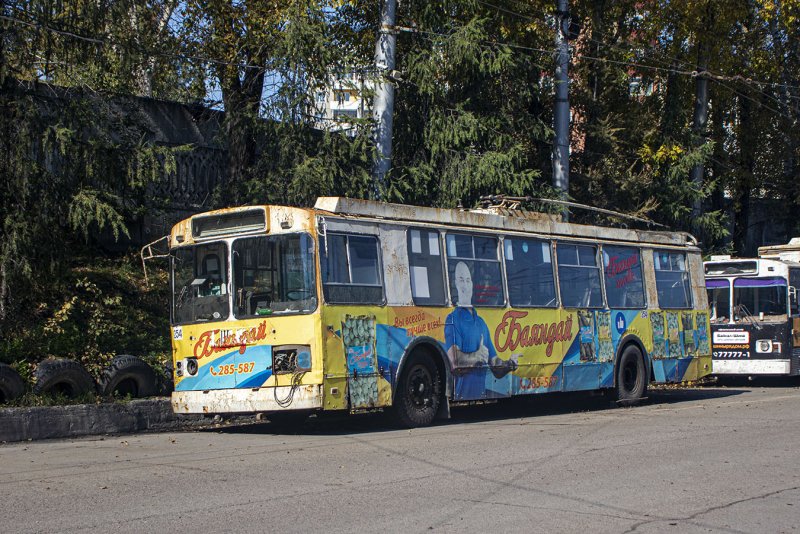 Троллейбусное депо Иркутск