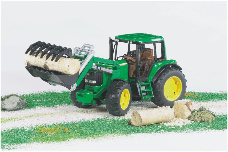Трактор Bruder John Deere 6920 с погрузчиком , 02-052