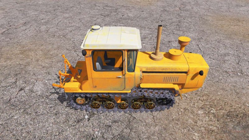 3d модель трактора ДТ 175с Волгарь